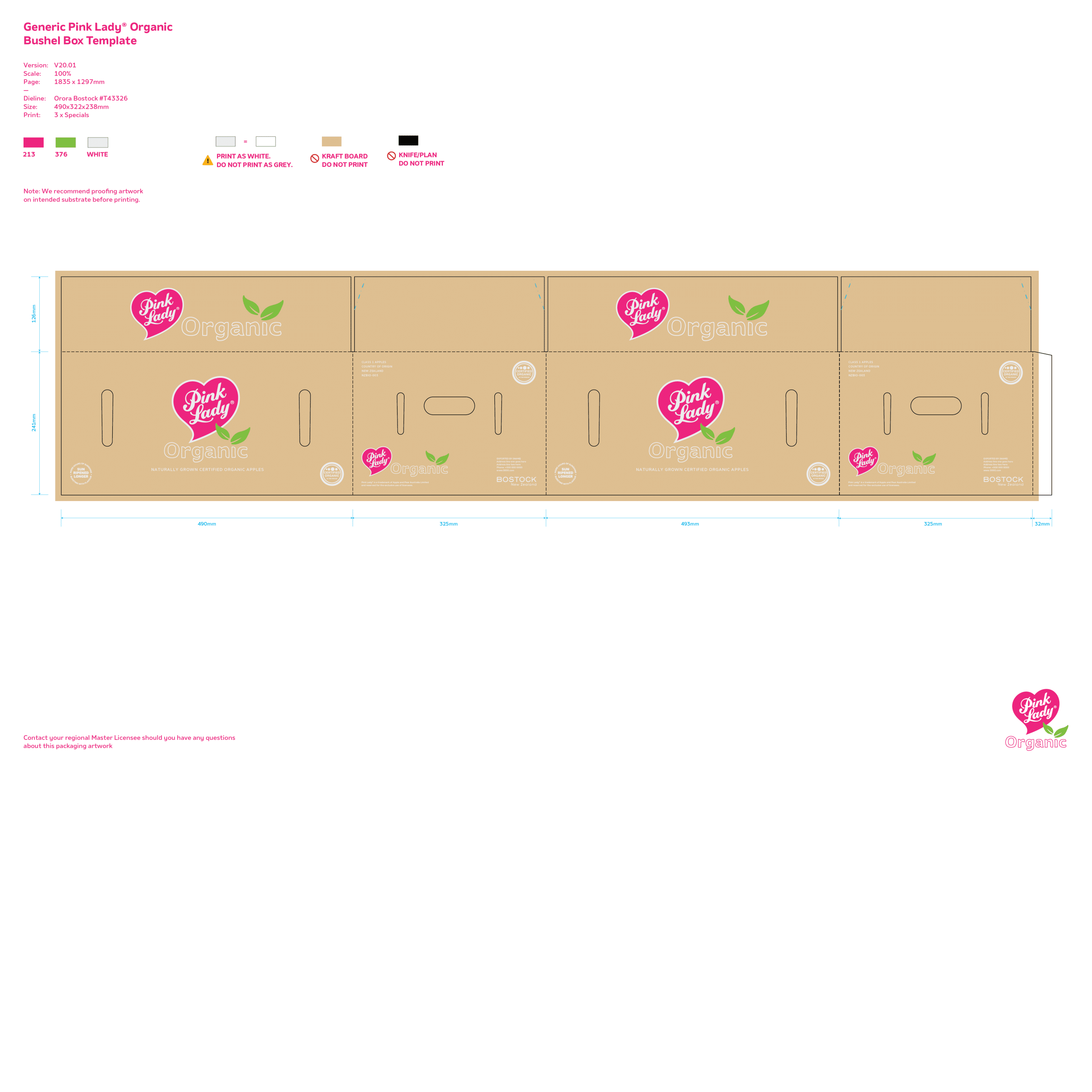Organic Box Template
