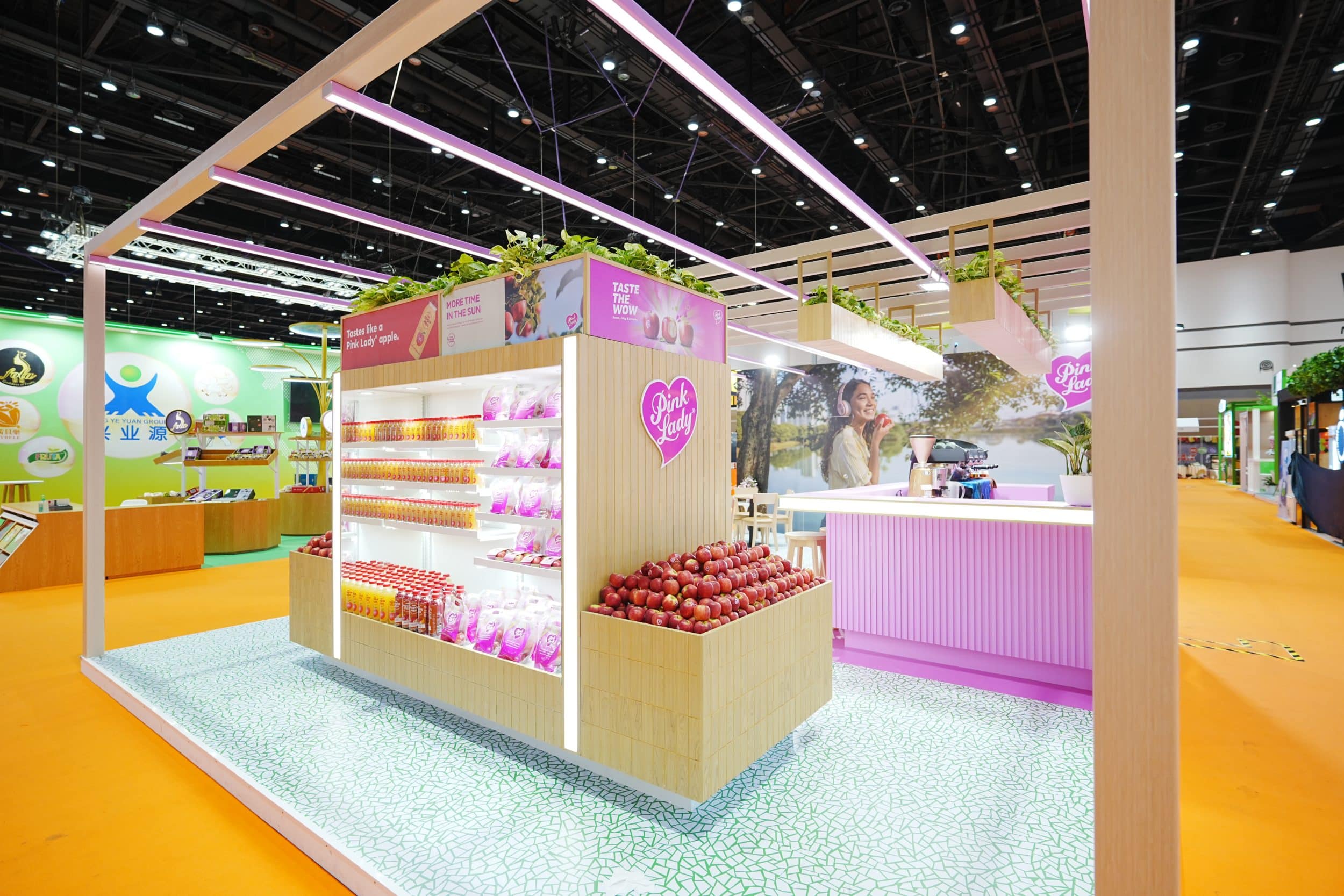 Pink Lady Stand in Thailand at Asia Fruit Logistica